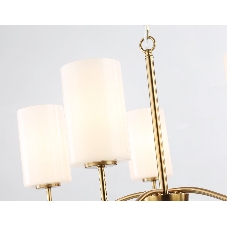 Люстра Ambrella light LH56051/5 BS/FR латунь/белый матовый E14*5 max 40W D590*950
