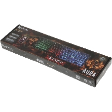 Комплект клавиатура+мышь Defender Aura MKP-117 проводной, USB, 2400 DPI, черный