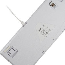 Клавиатура беспроводная Acer OKR302 (ZL.KBDEE.016), USB, Bluetooth/Радиоканал, белый