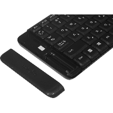 Комплект клавиатура+мышь Logitech MK220 беспроводной, USB, 1000 DPI, чёрный