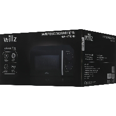 Микроволновая печь WILLZ MOS-1706MB черный, 17 л, 700 Вт, переключатели — поворотный механизм