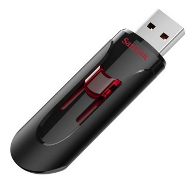 Флешка USB SanDisk CZ600 Cruzer Glide (SDCZ600-256G-G35), 256Gb, USB 3.0, R/W 100/20, черный