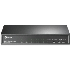 Коммутатор TP-Link TL-SF1009P, 8×100 Мбит/с PoE+ + 1×100 Мбит/с Uplink, неуправляемый
