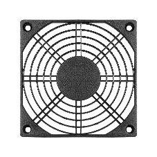Решетка для вентилятора 120x120 ExeGate EG-120PSB (120x120 мм, пластиковая, квадратная, черная)