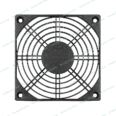 Решетка для вентилятора 120x120 ExeGate EG-120PSB (120x120 мм, пластиковая, квадратная, черная)