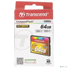Флеш карта CF 64Gb Transcend TS64GCF1000 (1000X) 