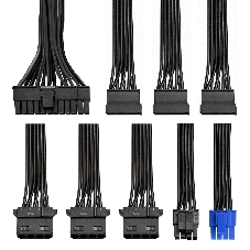 Блок питания ExeGate 400PPH-LT-OEM, 400W, 80 PLUS, (ATX, APFC, SC, КПД 82% (80 PLUS), 12cm fan, 24pin, (4+4)pin, PCI-E, 3xSATA, 3xIDE, черный, кабель 220V 1,8м с защитой от выдергивания, RTL)