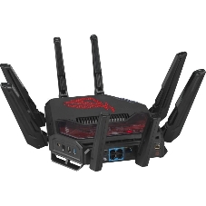 Маршрутизатор ASUS GT-BE19000, черный/красный, 90IG0850-MO9A0V