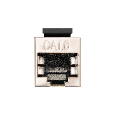 Модуль проходной ExeGate CP45-KJ-SH-C5e (RJ45-RJ45 формата Keystone Jack, Кат.5e, экранированный)