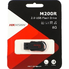 Флешка USB Hikvision M200R (HS-USB-M200R/8G), 8Gb, USB 2.0, R/W 30/15, черный