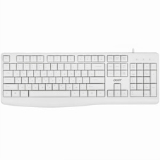Клавиатура проводная Acer OKW301 (ZL.KBDCC.01B), USB, белый