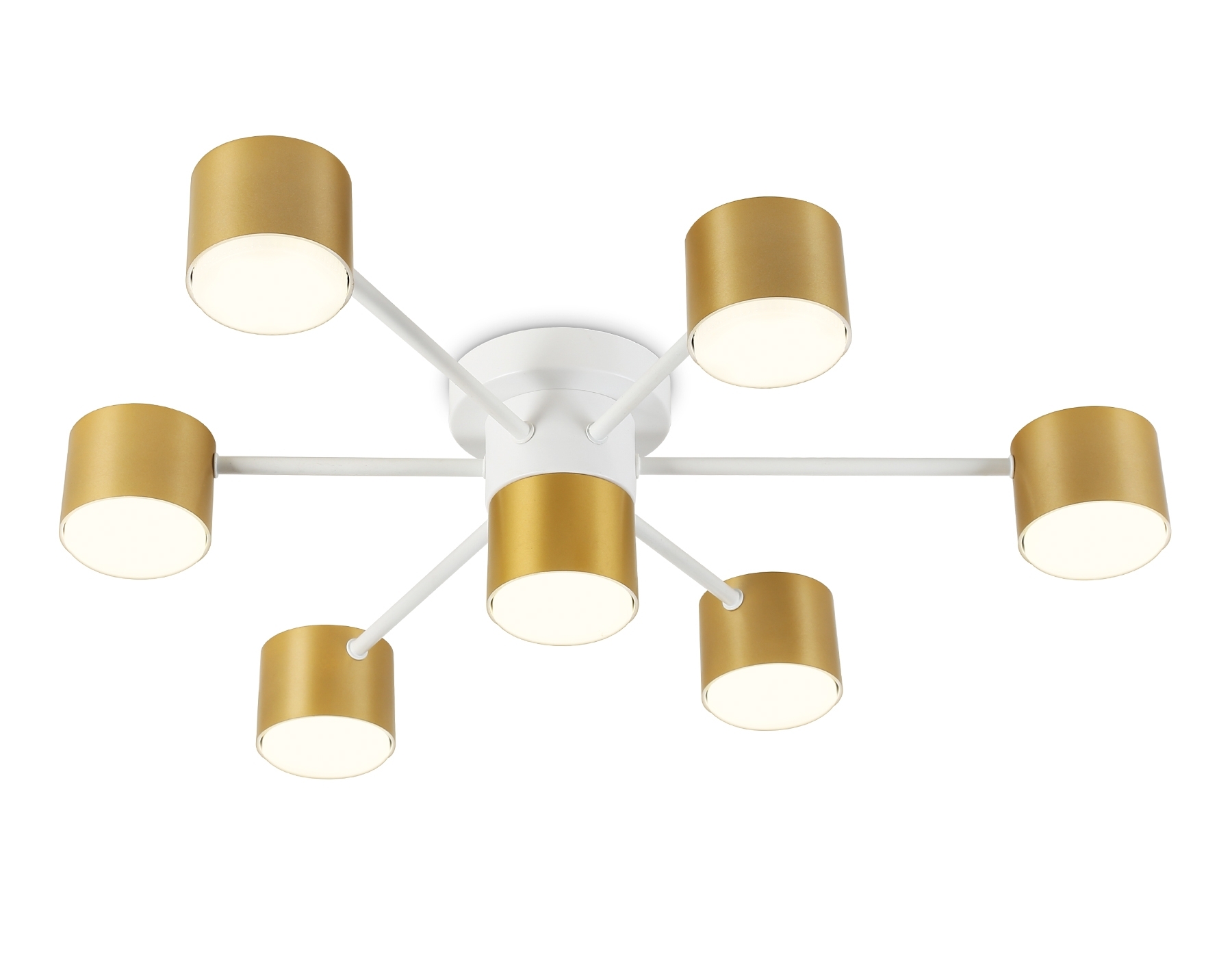 Потолочный светильник Ambrella light FL51725/7 WH/GD белый/золото GX53/7 max 12W 645*135