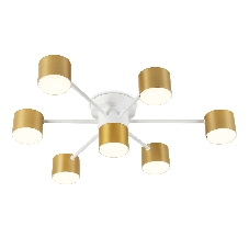 Потолочный светильник Ambrella light FL51725/7 WH/GD белый/золото GX53/7 max 12W 645*135