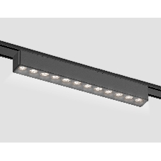 Светильник трековый светодиодный GV1409 BK черный IP20 12W 4200K 48V 24° 230*26*24