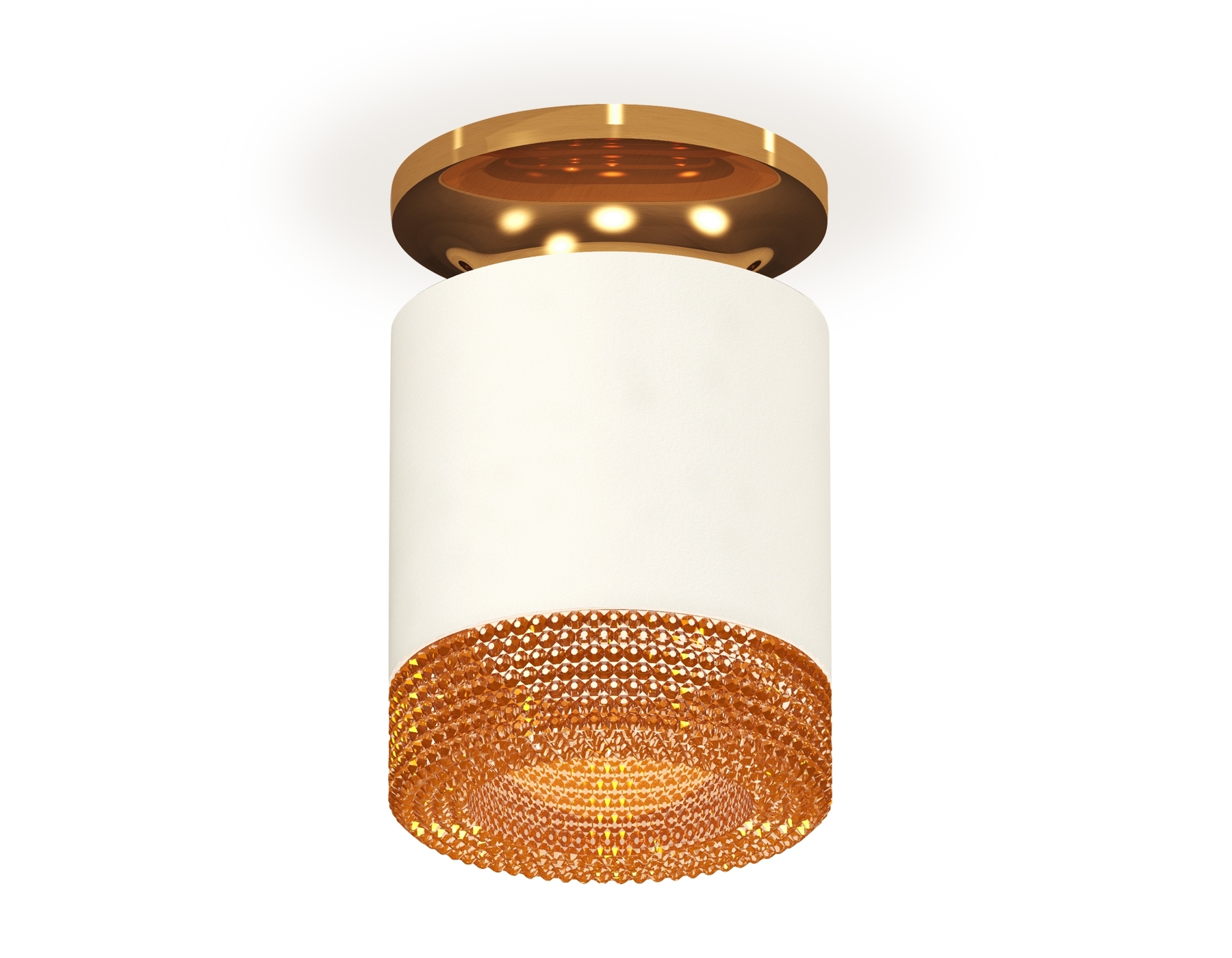 Светильник Ambrella Light XS7401123 SWH/PYG/CF белый песок/золото желтое полированное/кофе MR16 GU5.3 (N7929, C7401, N7195)