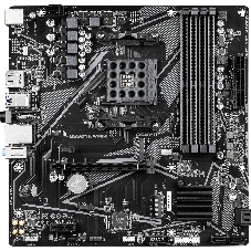 Материнская плата Gigabyte B550M-K WIFI6E, AM4, AMD B550, 4xDDR4, 4xSATA, 2xM.2, 1xPCIe 4.0 x16, 1xPCIe 3.0 x1, 1xHDMI, 1xDP, 1x1Gb LAN, Wi-Fi 6E, Bluetooth 5.3, 4xUSB-A 5Gbps, 4xUSB-A 2.0, 1xPS/2, 3x3.5 мм, 7.1, mATX