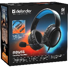 Гарнитура Defender Abyss чёрный, проводная
