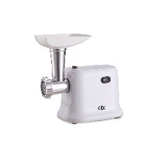 Мясорубка электрическая OLTO HM-080 белый, 1800 Вт, 1.5 кг/мин, реверс, защита от перегрузки, насадки - 4