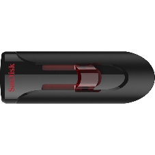 Флешка USB SanDisk CZ600 Cruzer Glide (SDCZ600-016G-G35), 16Gb, USB 3.0, R/W 100/30, черный/красный