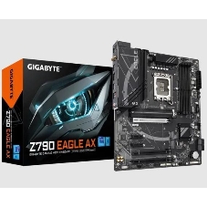 Материнская плата Gigabyte Z790 EAGLE AX, LGA 1700, Intel Z790, 4xDDR5, 4xSATA, 3xM.2, 1xPCIe 3.0 x1, 1xPCIe 4.0 x4, 1xPCIe 5.0 x16, 1xHDMI, 1xDP, 1x 2.5Gb LAN, 2xUSB-A 2.0, 4xUSB-A 3.2 Gen 1, 1xUSB 3.2 Gen 2, 7.1, ATX