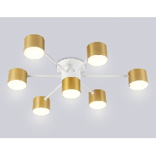 Потолочный светильник Ambrella light FL51725/7 WH/GD белый/золото GX53/7 max 12W 645*135
