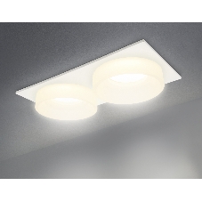 Светильник Ambrella light TN1317/2 SWH/FR белый песок/белый матовый GU5.3 182*92*45