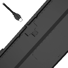 Клавиатура беспроводная A4Tech Bloody WS87 Naraka USB, Bluetooth/Радиоканал черный/красный