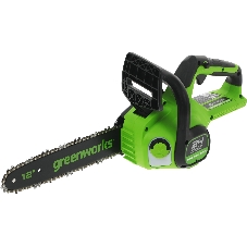 Цепная пила аккумуляторная GreenWorks GD24CS30K4, 24V, 30 см, бесщеточная, c АКБ 4 А·ч и ЗУ (2007007UB)