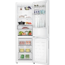Холодильник Haier CEF536CWG белый двухкамерный 240/105 л морозилка снизу, No Frost