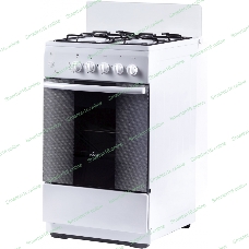 Плита Комбинированная Flama AK 1416 W белый (без крышки) реш.эмаль