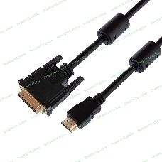 Шнур Rexant HDMI - DVI-D с фильтрами, длина 7 метров (GOLD) (PE пакет)
