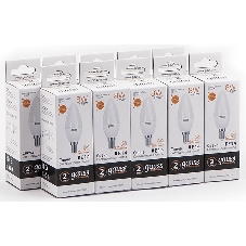 Лампа светодиодная LED Gauss 8Вт E14 220В 2700К Elementary свеча 33118