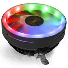 Кулер для процессора ExeGate Dark Magic EE126R-PWM.RGb черный, 120 мм, алюминий, 2000 об/мин, 24 дБ, 4 pin, 100 Вт, 67 мм