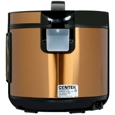Мультиварка Centek CT-1495 черный/золотистый, 5.0 л, 42 программы + Мультишеф
