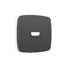 Лицевая панель OMEGA (Графит Мягкое касание) для HDMI розетки QUANT OP9140