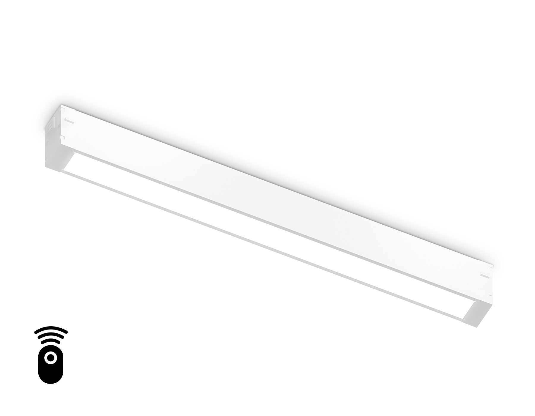 Управляемый светодиодный светильник для шинопровода Magnetic Ambrella light GL1271 WH белый IP20 15W 3000K-6400K 220V 120° 342*25*42 (Без ПДУ)