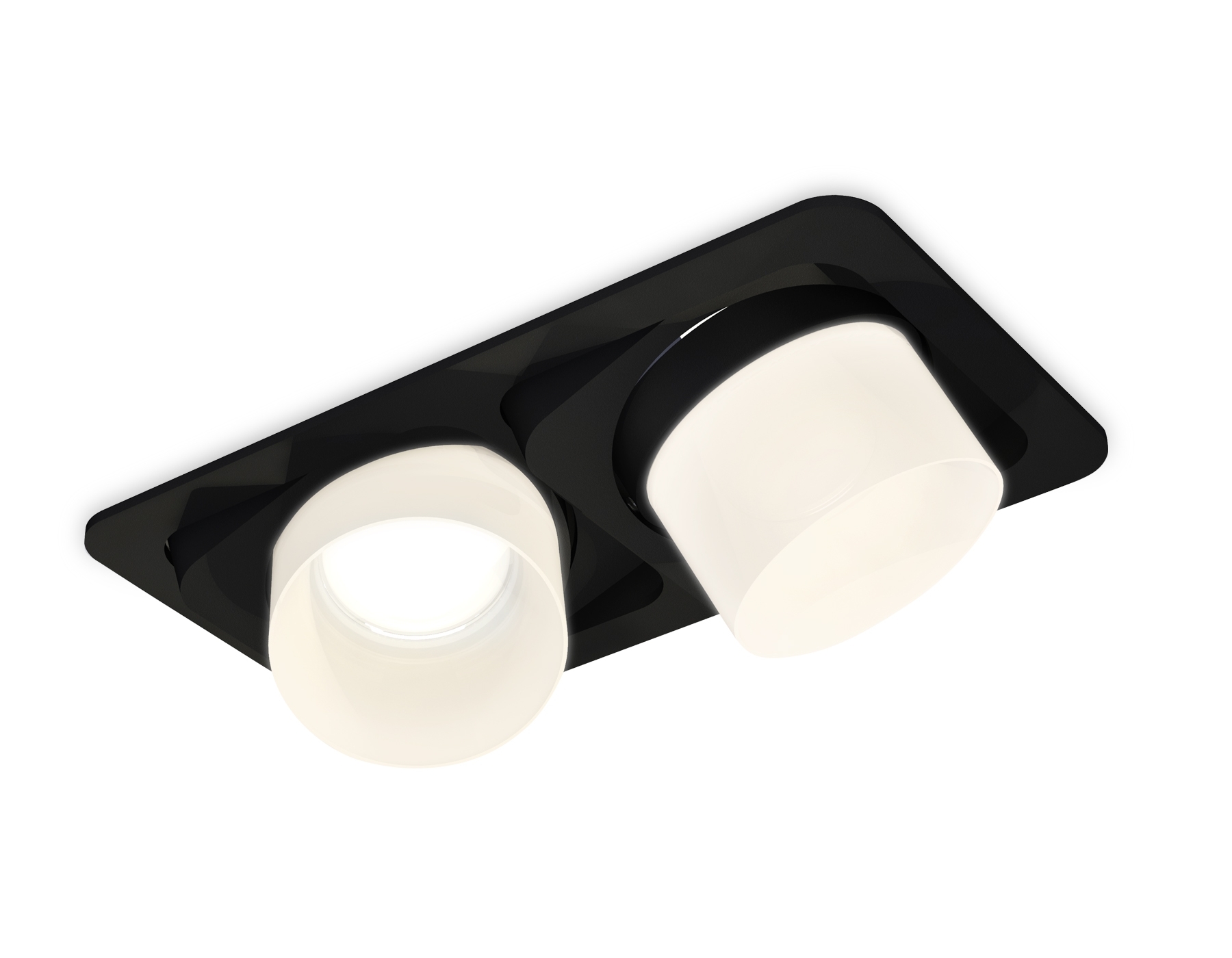 Комплект встраиваемого светильника Ambrella light XC7664085 SBK/FR черный песок/белый матовый MR16 GU5.3 (C7664, N7170)