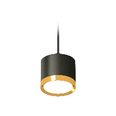 Светильник Ambrella Light XP8111012 SBK/PYG черный песок/золото желтое полированное GX53 (A2333, C8111, N8124)