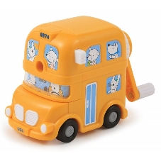 Точилка для карандашей механическая Deli BUS E0674, 1 отверстие, пластик, ассорти, коробка