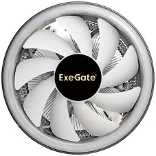 Кулер для процессора ExeGate Dark Magic EE126R-PWM.RGb черный, 120 мм, алюминий, 2000 об/мин, 24 дБ, 4 pin, 100 Вт, 67 мм