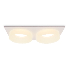 Светильник Ambrella light TN1317/2 SWH/FR белый песок/белый матовый GU5.3 182*92*45