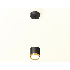 Светильник Ambrella Light XP8111012 SBK/PYG черный песок/золото желтое полированное GX53 (A2333, C8111, N8124)