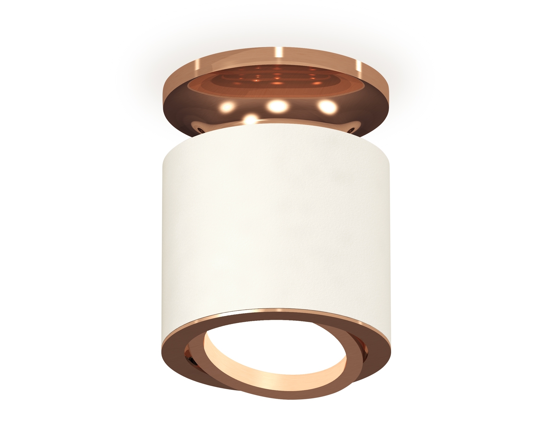 Светильник Ambrella Light XS7401140 SWH/PPG белый песок/золото розовое полированное MR16 GU5.3 (N7930, C7401, N7005)