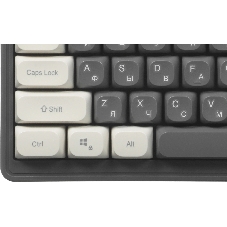 Клавиатура Oklick 711G проводная, USB Type-A, серый