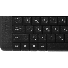 Комплект клавиатура+мышь Logitech MK220 беспроводной, USB, 1000 DPI, чёрный