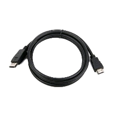 Кабель Cablexpert DisplayPort->HDMI, 10м, 20M/19M, черный, экран, пакет