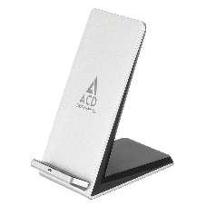 Сетевое зарядное устройство ACD-W102S-F1S 10Вт, беспроводная Qi, 2-катушки с QC, 5В/2А ~ 9В/1,8А RTL
