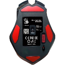 Мышь беспроводная A4Tech Bloody R80 Plus Skull черный, 5000 dpi, радиоканал, USB, кнопки - 8