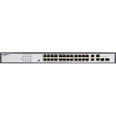 Коммутатор неуправляемый PoE ORIGO Unmanaged Switch 26x1000Base-T (24x1000Base-T PoE), 2xCombo 1000Base-T/SFP, PoE Budget 370W, Long-range PoE up to 250m, 19