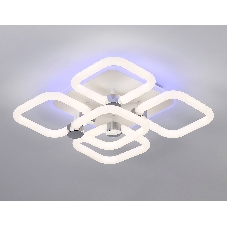 Потолочный светодиодный светильник FA3861/4+1 WH белый 70W 3000K-6400K+RGB 400*400*115 (ПДУ РАДИО 2.4G)